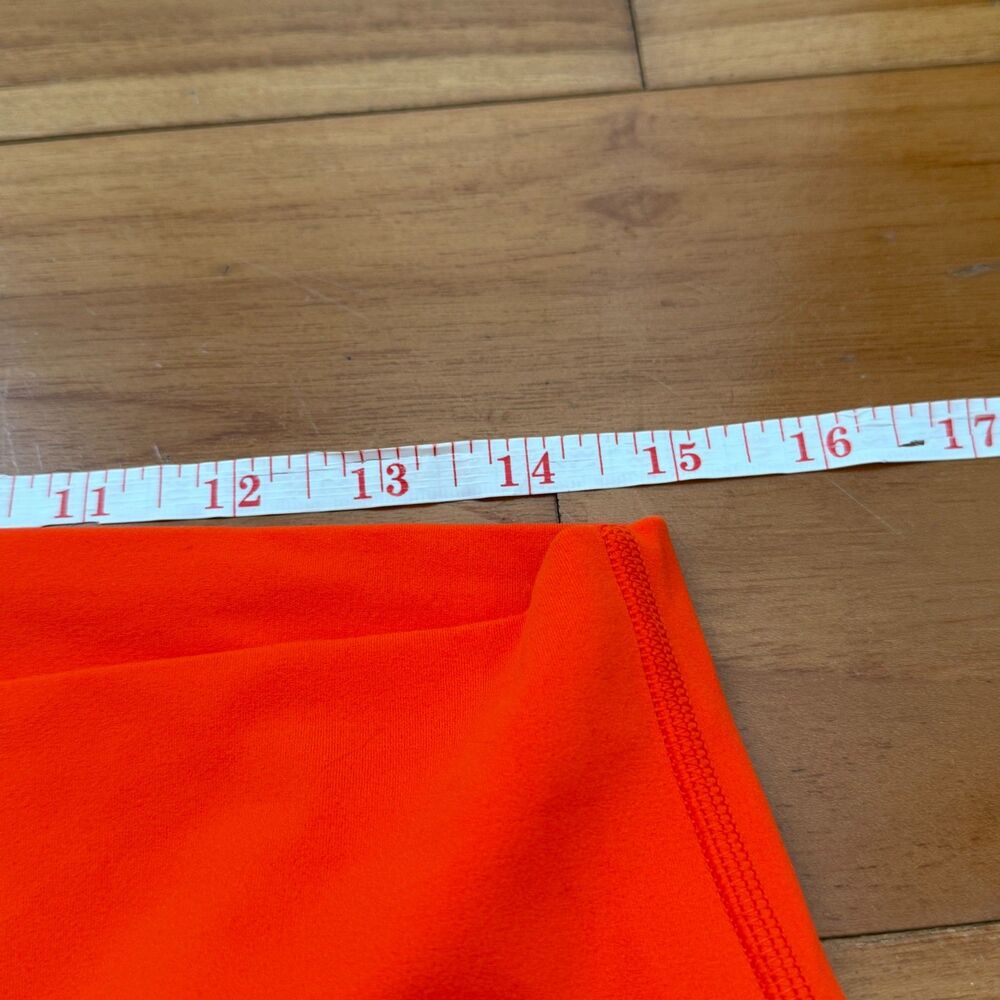 Lululemon Align High-Rise Lined Crop 23" Solar Orange Size 14 Activewear Yoga - Picture 5 of 6